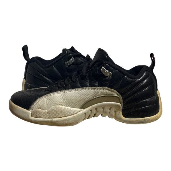 Nike Air Jordan 12 Retro Low Playoff Black White Mens Size 7.5 308317-001 - Picture 7 of 8